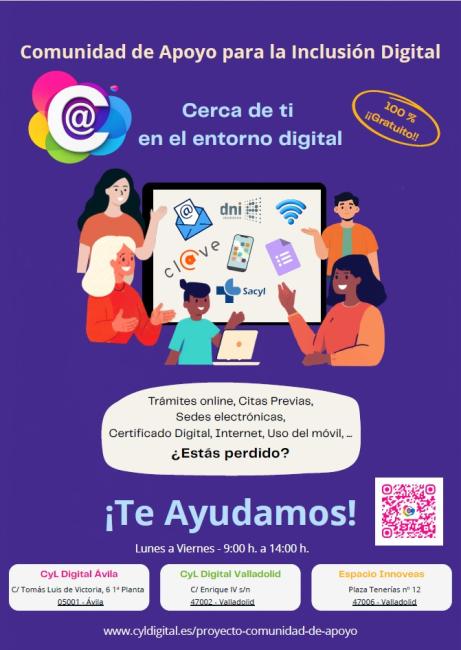 poster comunidad de apoyo